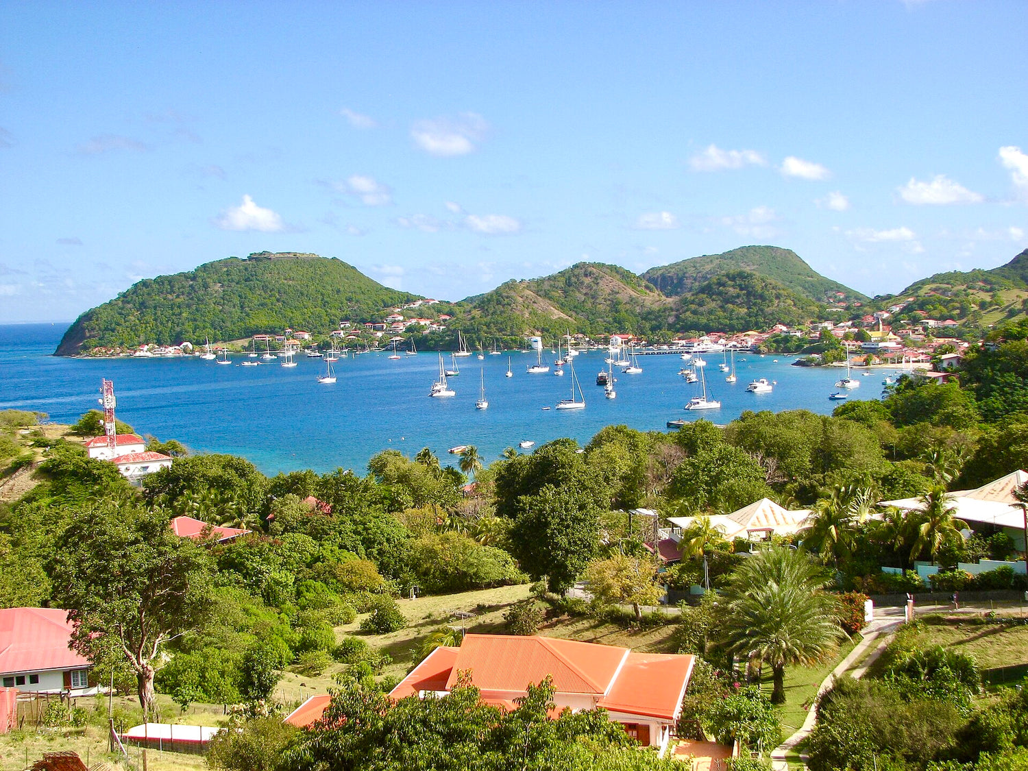 Photo de la baie des Saintes à Terre de Haut