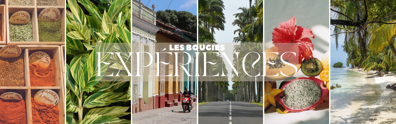 Banniere nos bougies Experiences Pipirit